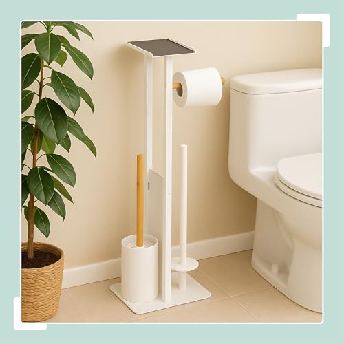 Serviteur WC sans perçage pour optimiser l'espace des toilettes - 4
