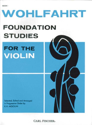 Foundation Studies for the Violin 0825801443 Book Cover
