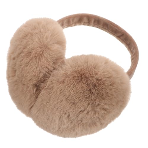 Orejeras de felpa exquisitas y suaves con diadema ajustable de alta comodidad