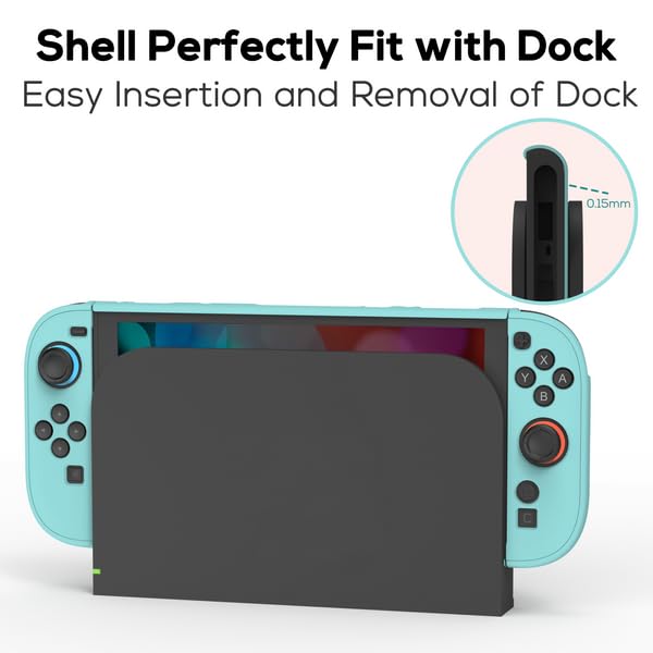 TIKOdirect Protective Case for Switch 2, Hard PC Slim Dockable Cover Case Designed for Switch 2 2025, Game Console and Joy Con Controllers, Blue - Image 3