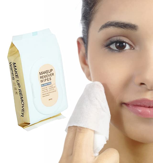 Makeup Remover Wipes Face Cleaning Wet Tissue Paper for Women and Girls 28 Wipes-picture-29