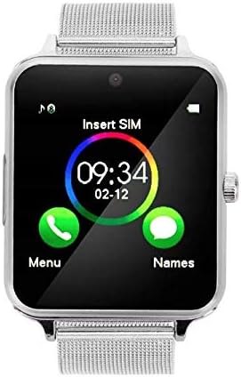 Bluetooth Smartwatch RONEBERG,Smart Watch Phone Call and Text with TouchScreen Camera Notification Sync Compatible for Android iOS Available in 3 coulours R60 (SILVER)