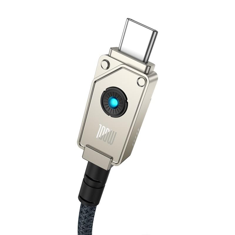 Image of Baseus Unbreakable Series Fast Charging Data Cable USB to Type-C 100W 2m Stellar White