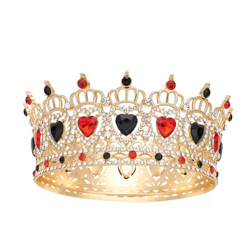 Crown for Women, Princess Crowns & Tiaras for Women, Rhinestone Wedding Crowns and Birthday Party Prom Cosplay Headdress