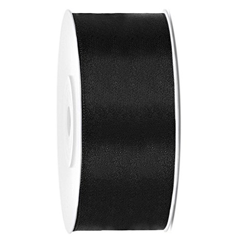 Nastro doppio raso 2,5cm x25m colore NERO