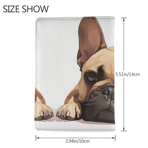 Animal Dog French Bulldog Printing Passport Holder For Travel Must Have,Passport Cover Case For Travel Accessories For Women Men4