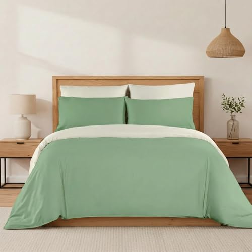 H HANSEL HOME Funda Nórdica Bicolor Cama