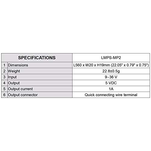 Module laser alimenté sans fluctuation grâce au convertisseur CC 5V 1A LMPS-MP2
