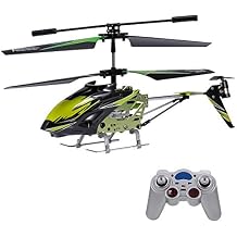 GoolRC RC Helicopter, Remote Control Helicopter with Gyro and Light, S929-A 3.5 Channel Mini Helicopter for and Beginners Green