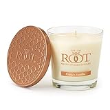 Root Candles Scented Candles Honeycomb Veriglass Premium Handcrafted Beeswax Blend Candle, Small, French Vanilla