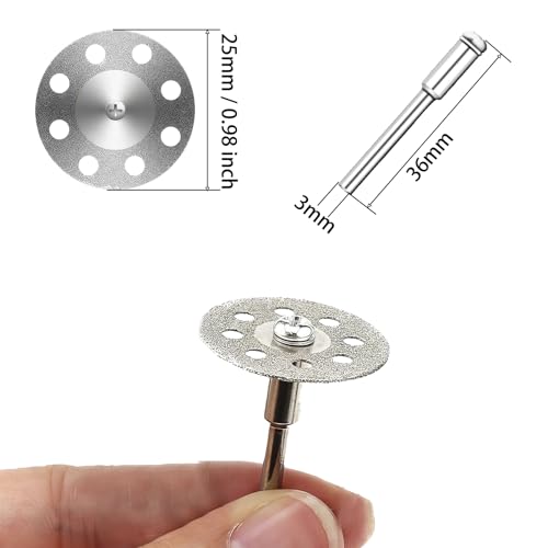 Juego de 30 fresas para grabado en madera con vástago 3 mm miniatura 3