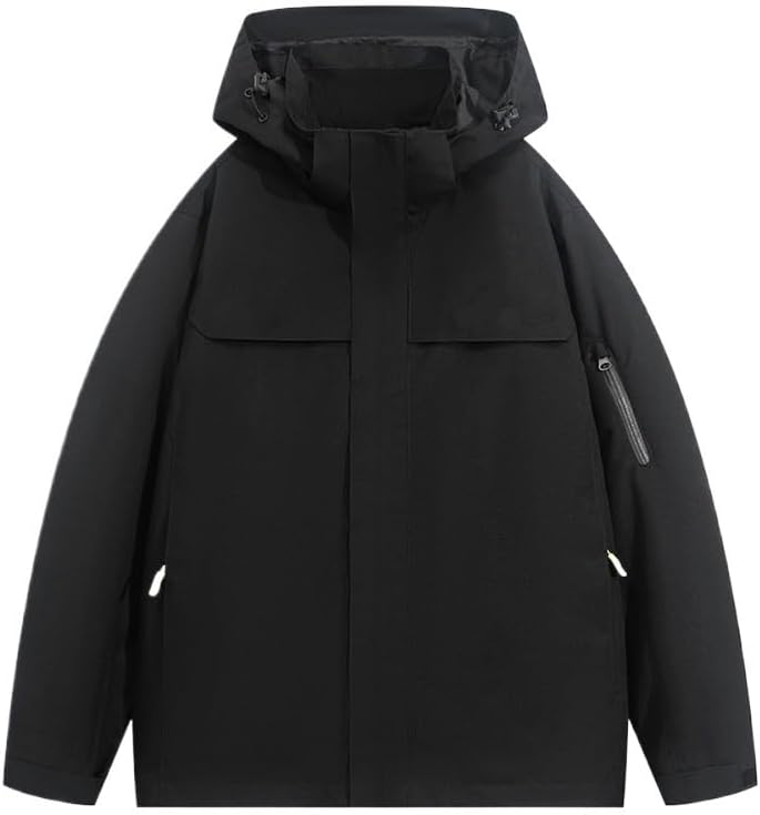 Mens Outdoor Softshell Jacket Waterproof Windproof Hiking Cycling Workwear Spring Fall Jackets Outerwear