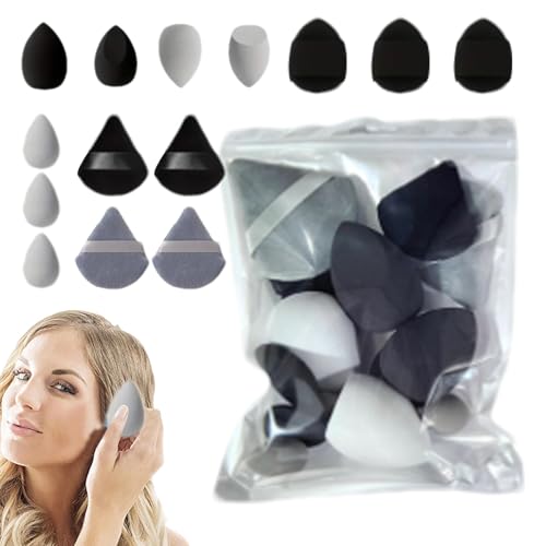 Licuadora de esponjas de belleza, juego de esponjas mezcladoras de maquillaje, Esponja mezcladora de base para maquillaje, Herramientas de maquillaje de belleza de esponja licuadora de base cosmética