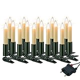 ddr lichterkette TRADITIONELL - Glühfaden Schaftkerze lässt den Tannenbaum erstrahlen wie damals zu Großmutters Zeiten.