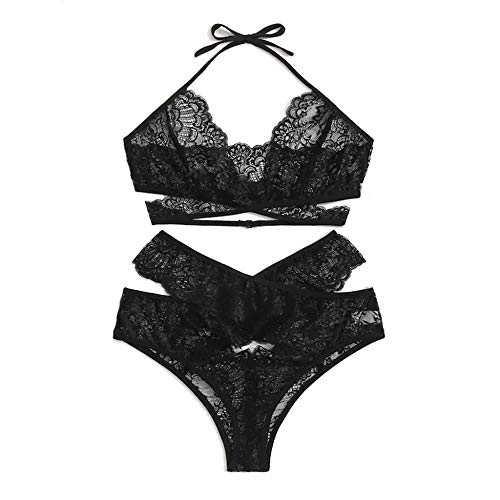 Nuisettes et déshabillés lingerie sexy femmes string érotique dos nu évidé