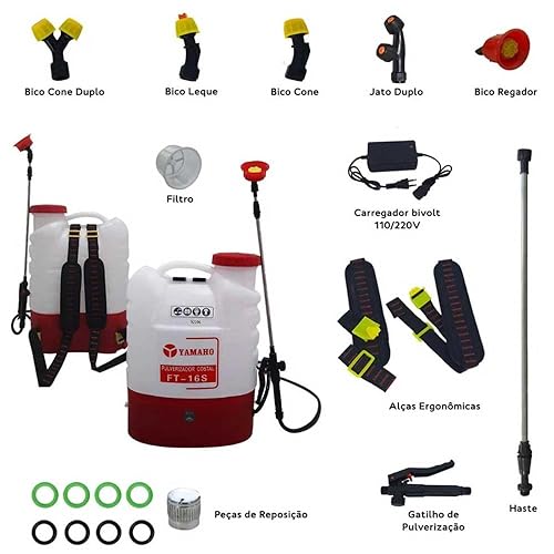 PULVERIZADOR 16L COST.BATER.YAMAHO
