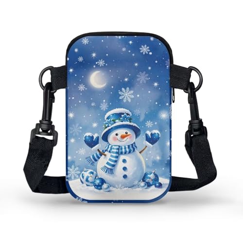 Image of Hawaiian Tribal Small Crossbody Bags for Women Cell Phone Bag Purse, Sea Turtle Zipper Sling Purses Shoulder Bag