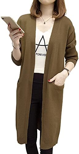 Amazon Fashion Box ロング ニット カーディガン レディース ロングカーディガン ロング丈 ニットカーデ 並行輸入品 カーディガン ボレロ 通販