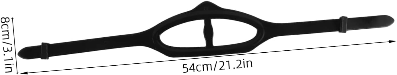 2pcs Adjustable Scuba Mask Strap Comfortable Silicone Replacement for Swim Goggles Head Strap for Snorkeling Diving Quick Installation Compatible with Various Masks