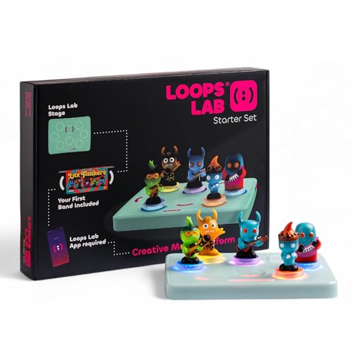LOOPS Lab's Starter Set - Music Creation System with Lax Funkers Figurine Set Included