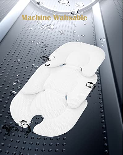 image for TOPOQ Baby Pram Liner Car Seat Insert Pad Soft Cosy Plush & Mesh Seat 