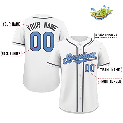 Custom Men Women Boy Baseball Jersey Button Down Shirts Personalized Printed Or Stitched Name Number Plus Size #TOP1
