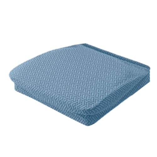 ASHLUYAK Fundas de asiento para sillas de comedor, monocolor, desmontables, lavables, elásticas, para el hogar, universales, resistentes