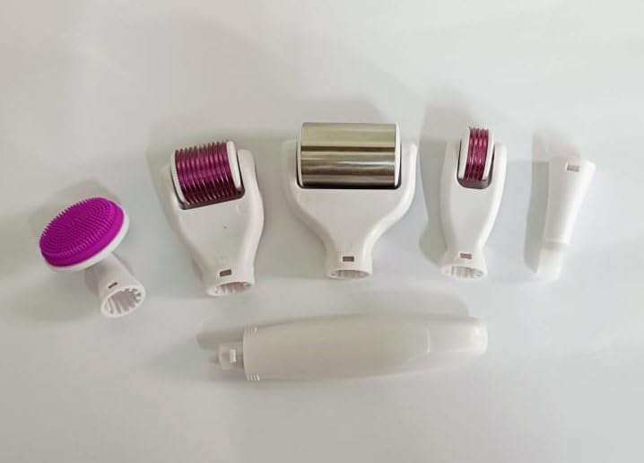 6 in 1 Derma Roller Microneedling Kit for Face and Body : Amazon