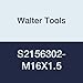 Walter Tools S2156302-M16X1.5 Paradur HSS Machine Tap, THL Finish, 16 mm Shank Diameter, 1.5 mm Thread Length, 16 mm Cutting Length, 100 mm Overall Length, M16 Cutting Diameter