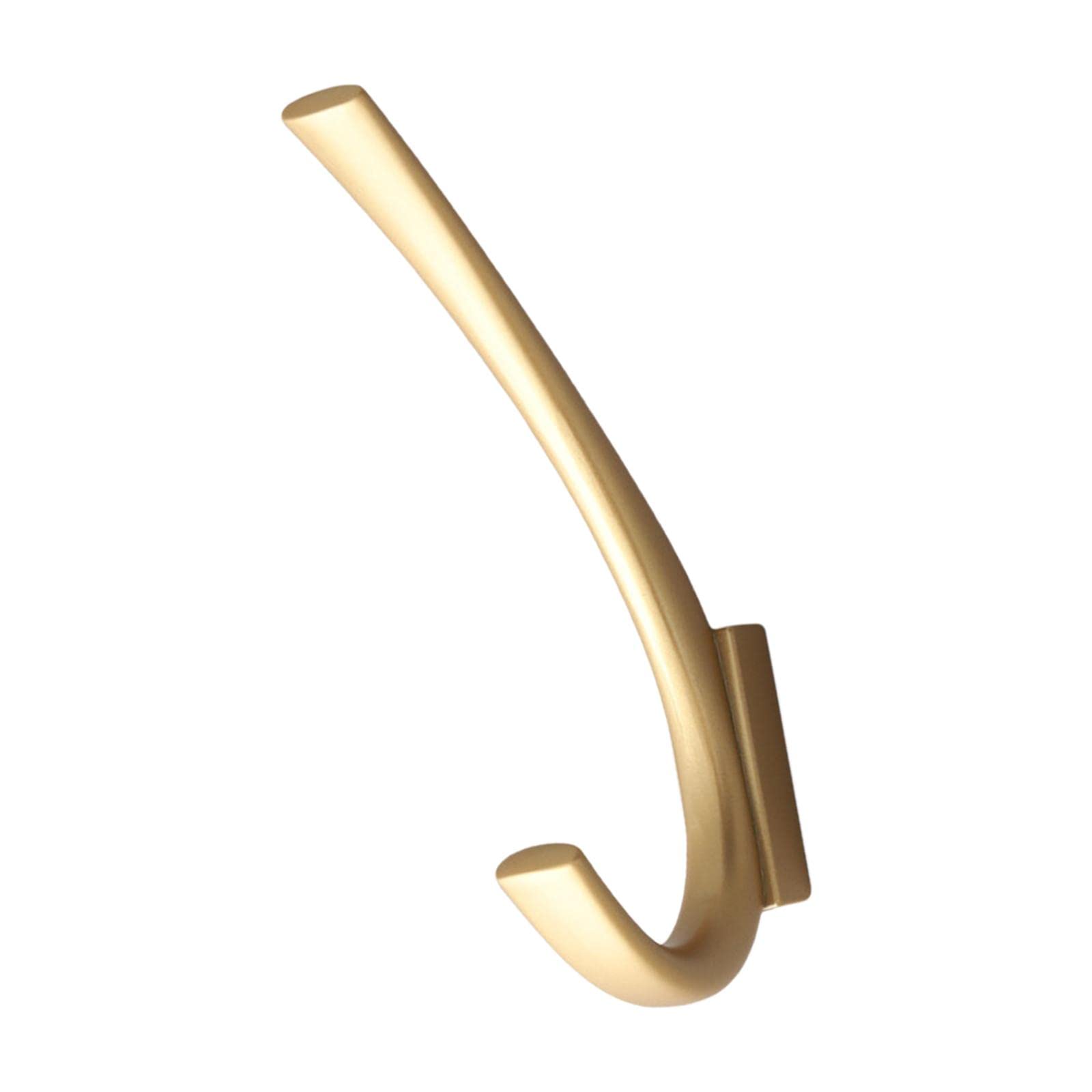 NeaxgeandX Vintage Style Wall Key Coat Hat Hook Holder Hanger with Screws Home Decor Gold, 118x13mm