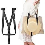 Flyroom Hat Holder Strap for Bags, Backpacks, Luggage,Totes & Fedora, Panama, Cowboy,Bowler Hats and More,Stylish Durable Travel Accessory More Secure Than Hat Clips