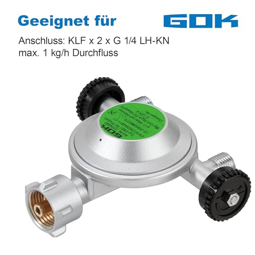 GOK Gasregler mit 2 Abgängen