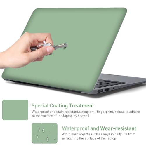 Calcomanía de vinilo universal verde para laptop de 12 a 15.6 pulgadas 6