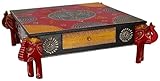 table basse indienne elephant Ce n'est pas seulement un meuble, mais une œuvre d'art, ce qui donne à chaque pièce un nouvel éclat