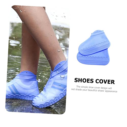 Cubrezapatos de silicona impermeables reutilizables para lluvia, protectores de zapatos miniatura 3
