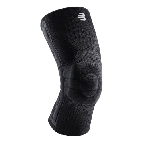 Bauerfeind Sports Knee Support - Knee Brace for Pain Relief and Stabilization - Patellar Knee Pad for Enhanced Support - Targeted Compression - Lightweight & Durable (All Black, S) by Bauerfeind - Used condition - US$85.49