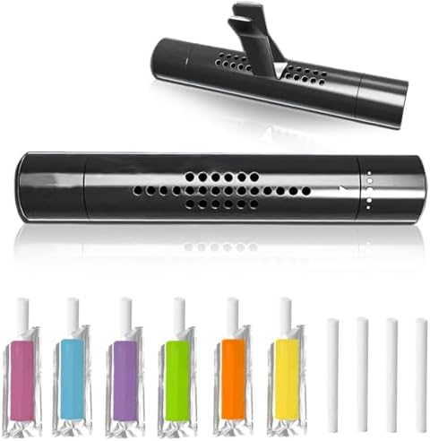 Deodorante Per Auto In Alluminio Con 10 Ricariche - Diffusore Di Aromi Per Aria Fresca E Profumata - Foto 4