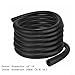 Ribbed Protective Tubing for Wires Polyethylene Sleeve for Various Applications Including Automotive and Industrial Wiring (3/8 inch)