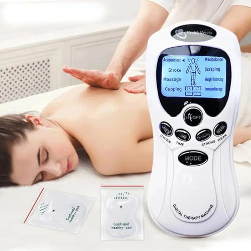 Aparelho TENS de Eletroestimulação para Fisioterapia - Portátil e Eficiente para Alívio de Dores Mus