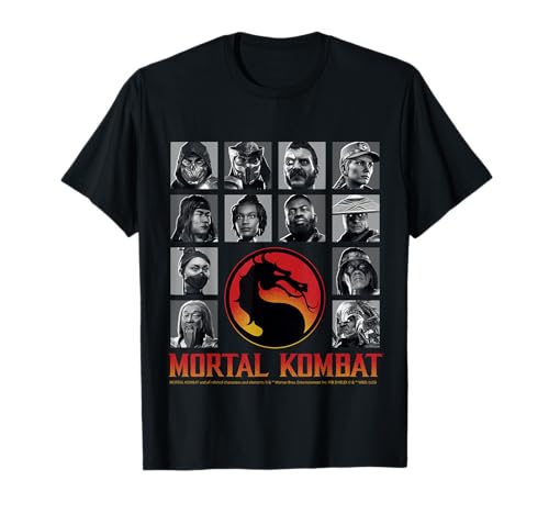 Personaggi iconici di Mortal Kombat Merch Maglietta