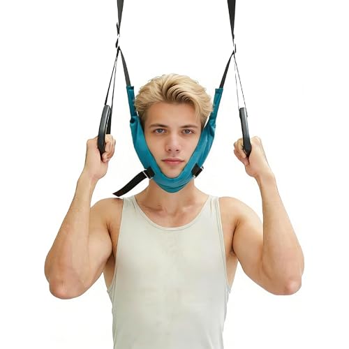 Neck Stretcher Cervical Traction Device for Decompression Home Physical Therapy, Portable Neck Stretcher Hammock Traction Equipment