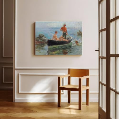 Impression sur toile Henry Scott Tuke idée cadeau décoration murale originale - 7
