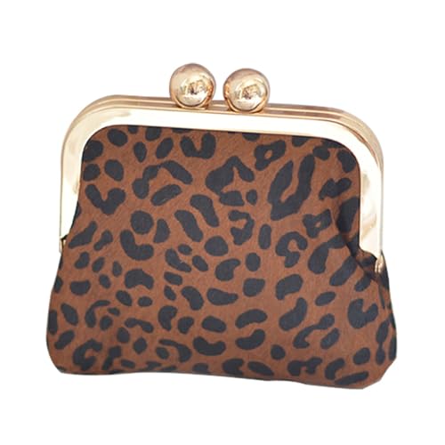Pochette de soirée léopard pour bal et fêtes élégantes avec sa chaîne amovible