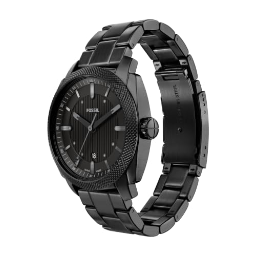 Image of Fossil Men's Watch, Machine Quartz Stainless Steel Three-Hand Watch for Men