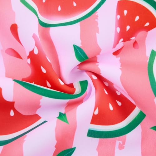 Image of Vieille Toddler Little Girls One Piece Swimsuits Ruffles Bathing Suits Mermaid Dinosaur Swimwear 2-7T