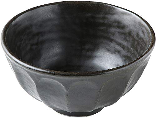Tazón Donburi de cerámica negra Moon Kiln Linka Black 14.5x7.5 cm 2