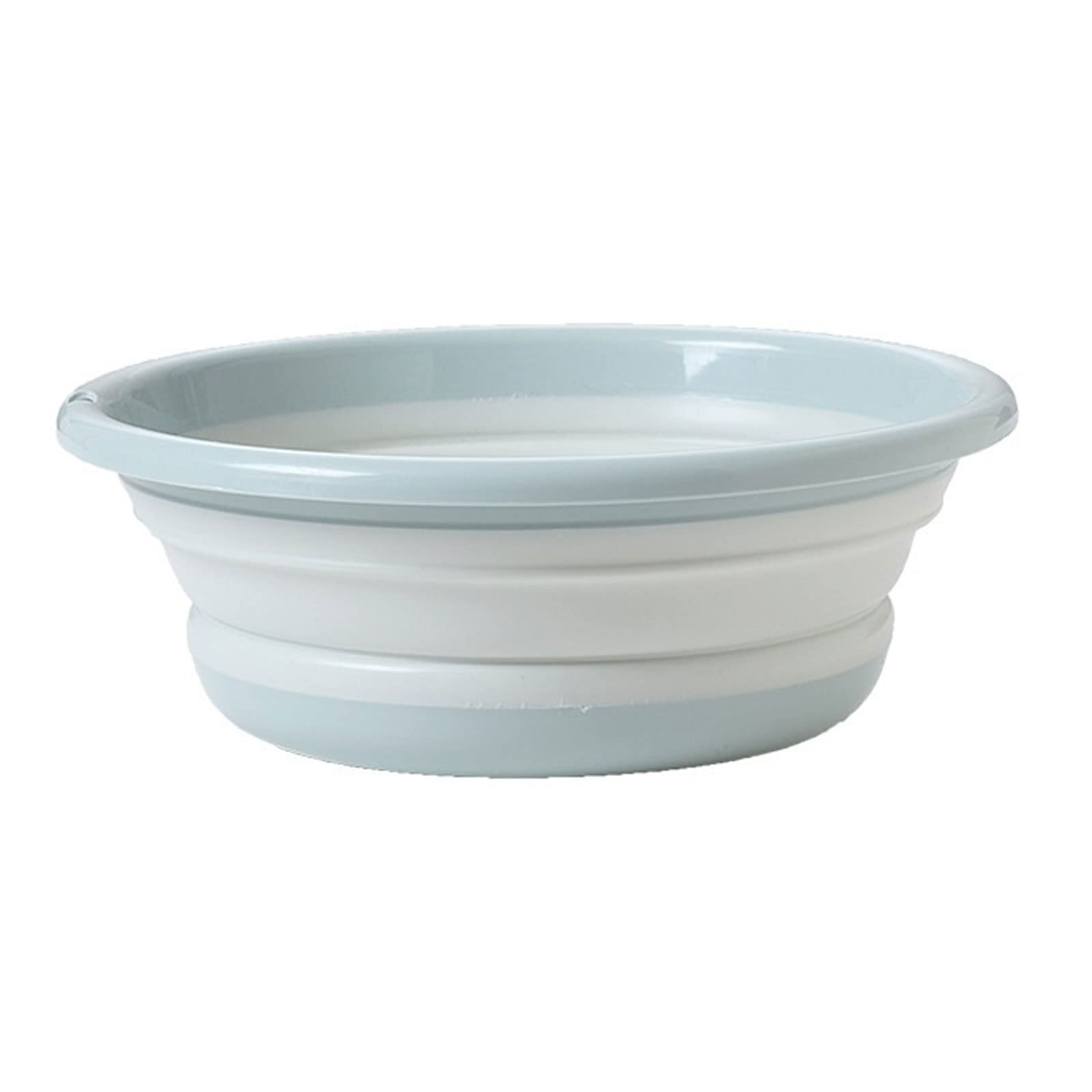 JINGYAN Bassine Retractable Seau Pliable Portable Camping lavabo Pliante Silicone de pêche pliale Voiture Lavage Nettoyage(Green,US-Size M)