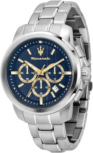 Maserati Successo Orologio Uomo, Cronografo, Analogico - 44mm