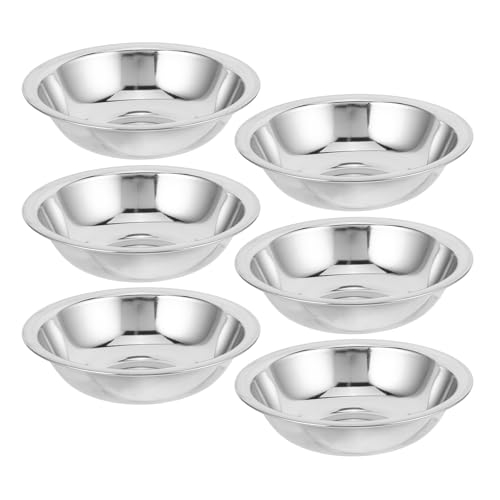 Set de 6 Tazones de Acero Inoxidable para Mezclar 16cm miniatura 1