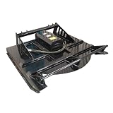 72' Hydraulic Skid Steer Brush Cutter Attachment, Heavy Duty Rotary Mower, 20 GPM Cutter for Forestry Mulching & Land Clearing